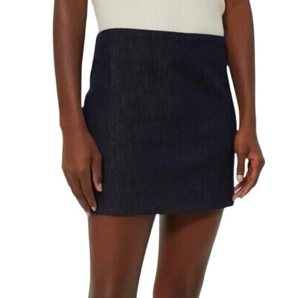 New Tuckernuck Taryn Dark Blue Denim Miniskirt Women’s Size XS $128 1477-6 - Picture 1 of 7